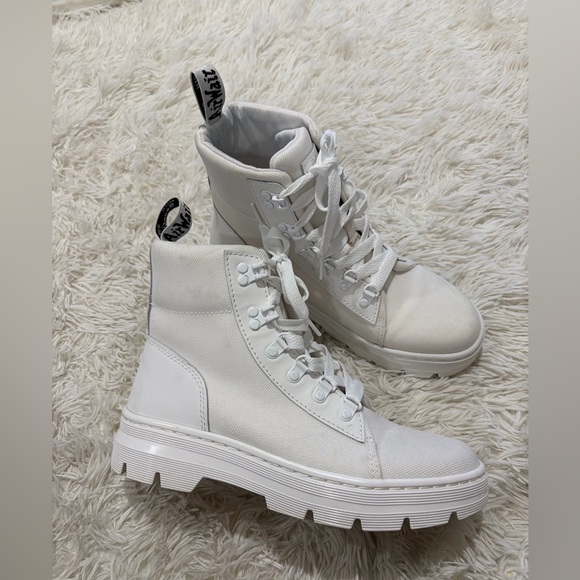Dr Martens COMBS WOMENS - Size 8 - white - lace up - Picture 2 of 11